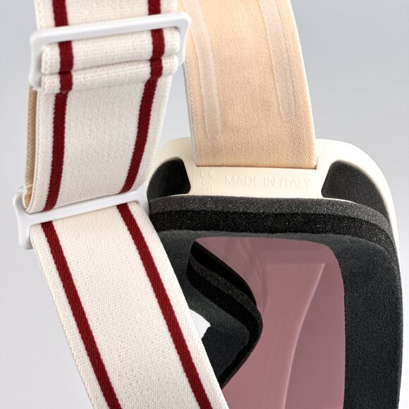 Chloé CH0072S 001 – White Beige Ski Mask Sunglasses Violet Mirror ZEISS Lens - Picture 11 of 16